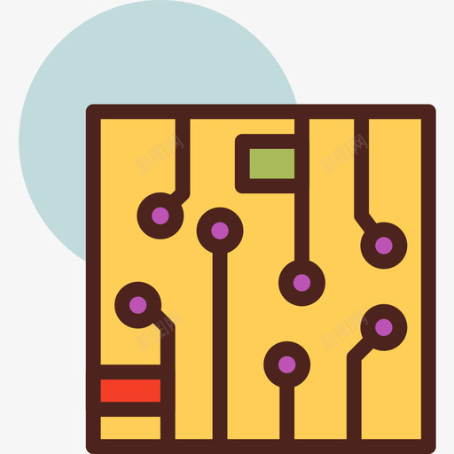 计算机人工智能56线性颜色图标svg_新图网 https://ixintu.com 人工智能 线性 计算机 颜色