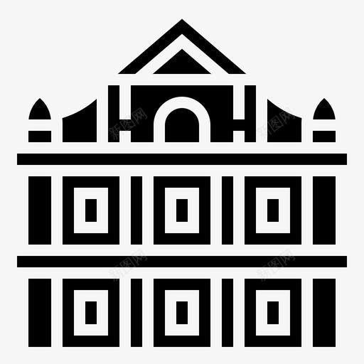 澳门保罗大教堂建筑地标图标svg_新图网 https://ixintu.com 中华人民共和国香港特别行政区 中国澳门 保罗 地标 大教堂 建筑 澳门