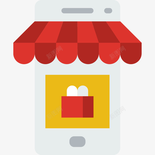 网上商店商业144平图标svg_新图网 https://ixintu.com 商业 网上商店