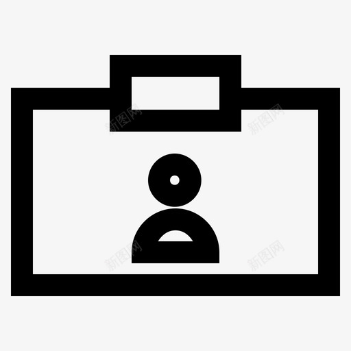 个人卡企业身份证图标svg_新图网 https://ixintu.com 个人 企业 优化 搜索引擎 身份证