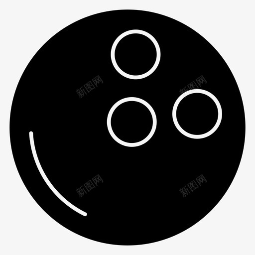 保龄球运动标志图标svg_新图网 https://ixintu.com 保龄球 图标 标志 运动