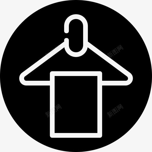 毛巾外套挂图标svg_新图网 https://ixintu.com 外套 毛巾