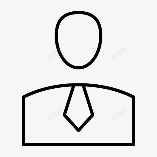 商人会计师首席执行官图标svg_新图网 https://ixintu.com 会计师 其他 商人 执行官 经理 首席
