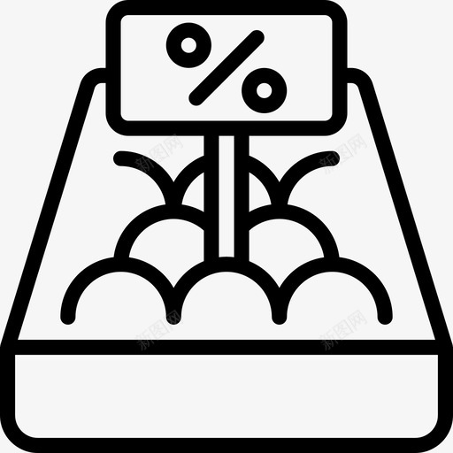 橘子超市72直列图标svg_新图网 https://ixintu.com 橘子 直列 超市