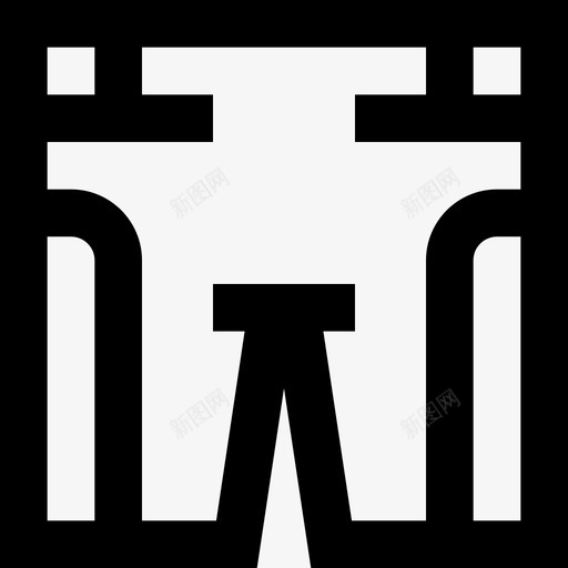 潜水服潜水23直线型图标svg_新图网 https://ixintu.com 潜水 潜水服 直线 线型