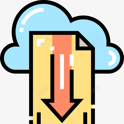 文件文件和文件19线颜色图标svg_新图网 https://ixintu.com 下载 文件 颜色