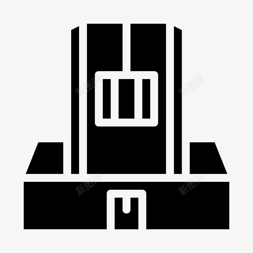 建筑公司办公室图标svg_新图网 https://ixintu.com 公司 办公室 城镇 建筑