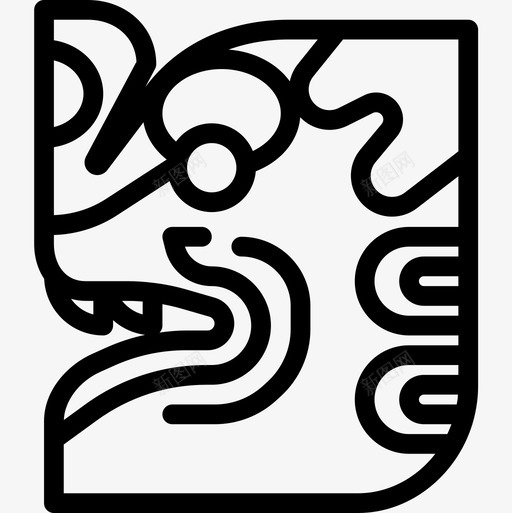 玛雅人神话25直系图标svg_新图网 https://ixintu.com 玛雅人 直系 神话