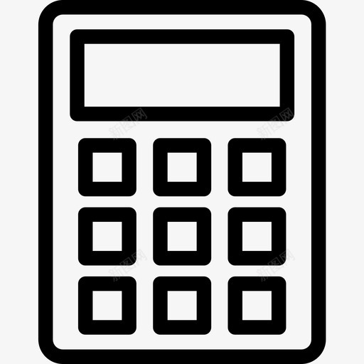 计算网页与编程1线性图标svg_新图网 https://ixintu.com 线性 编程 网页设计 计算