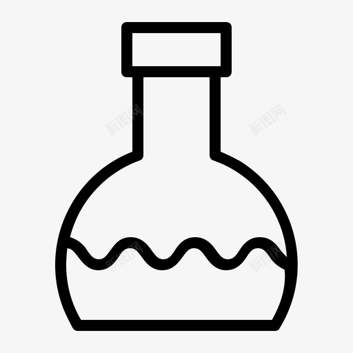 量杯玻璃实验室图标svg_新图网 https://ixintu.com 医疗 实验室 玻璃 量杯