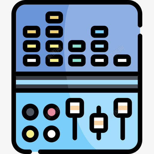 均衡器音乐115线性颜色图标svg_新图网 https://ixintu.com 均衡器 线性 音乐 颜色