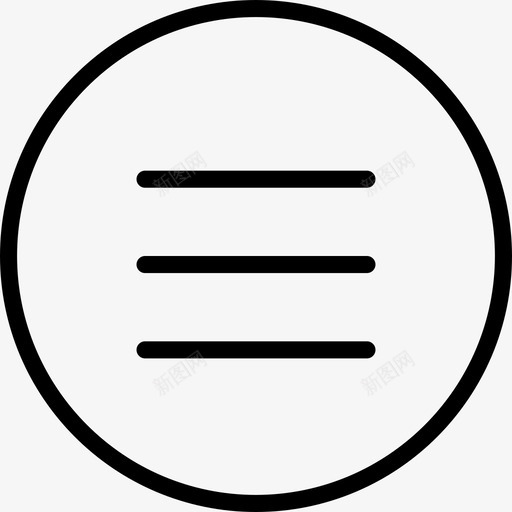 菜单多媒体控制选项大纲图标svg_新图网 https://ixintu.com 多媒体 大纲 控制 菜单 选项