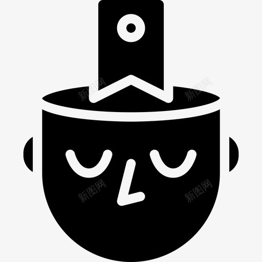 记忆人类能力1雕文图标svg_新图网 https://ixintu.com 人类 能力 记忆 雕文