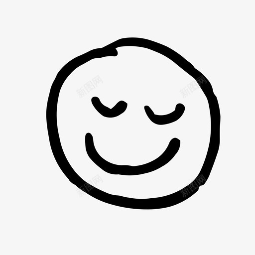 开心纠结表情图标svg_新图网 https://ixintu.com 兴奋 开心 纠结 表情