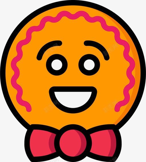 姜饼圣诞表情3线性颜色图标svg_新图网 https://ixintu.com 圣诞 姜饼 线性 表情 颜色