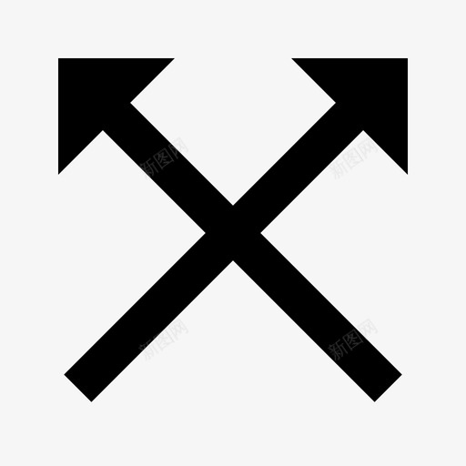 交换箭头十字路口图标svg_新图网 https://ixintu.com 交换 光标 十字路口 实心 指针 方向 箭头 迎面而来