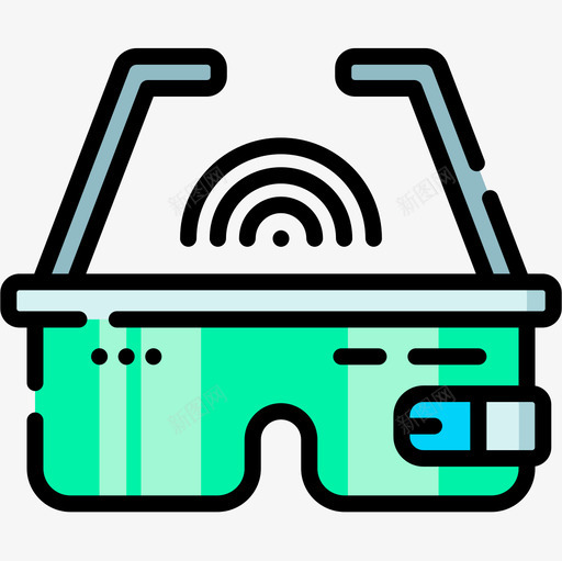 3d眼镜虚拟现实69线性彩色图标svg_新图网 https://ixintu.com 3d 彩色 眼镜 线性 虚拟现实