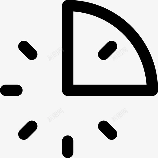 季度日期和时间9线性图标svg_新图网 https://ixintu.com 季度 日期 时间 线性