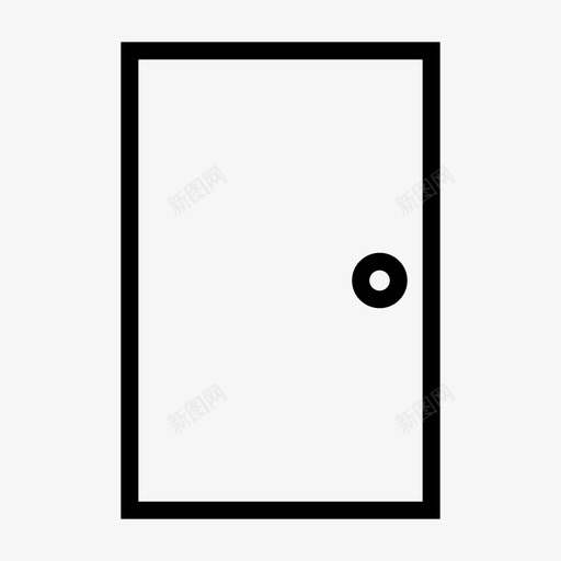 门进来回家图标svg_新图网 https://ixintu.com 回家 图标 家具 签到 进来