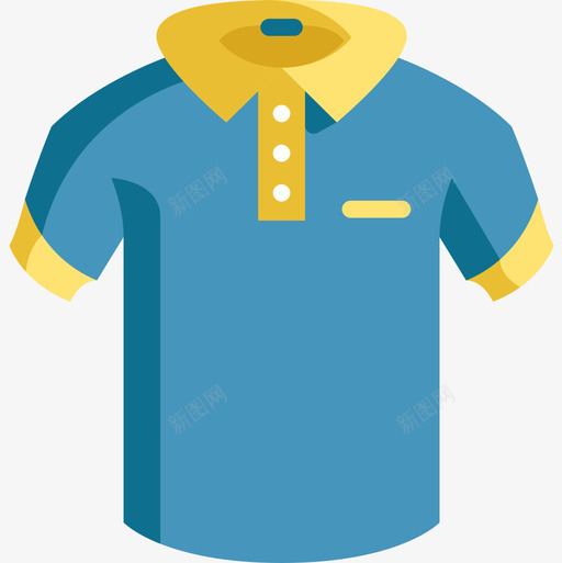 马球衫衣服109平底鞋图标svg_新图网 https://ixintu.com 平底 球衫 衣服 马球衫