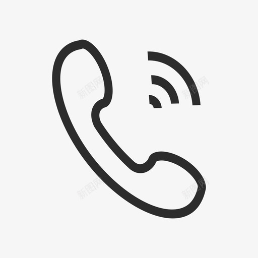 拨打电话svg_新图网 https://ixintu.com 拨打电话