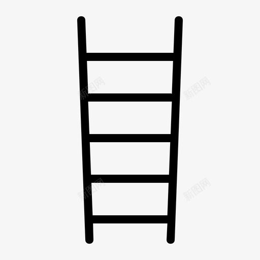 梯子楼梯台阶图标svg_新图网 https://ixintu.com 台阶 梯子 楼梯 酒店