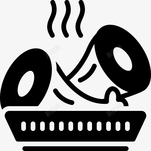 午餐肉牛肉熟的图标svg_新图网 https://ixintu.com 切片 午餐 卷的 熟的 牛肉