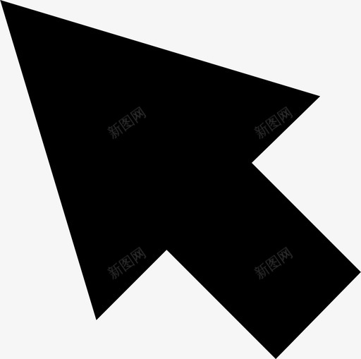 光标箭头鼠标指针图标svg_新图网 https://ixintu.com 光标 指针 箭头 鼠标