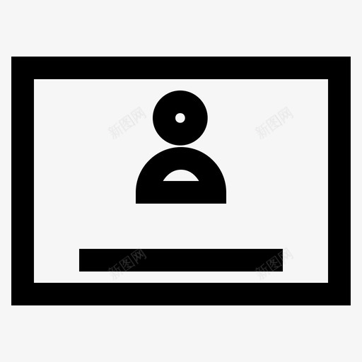 个人卡商务身份证图标svg_新图网 https://ixintu.com 个人 优化 商务 搜索引擎 身份证