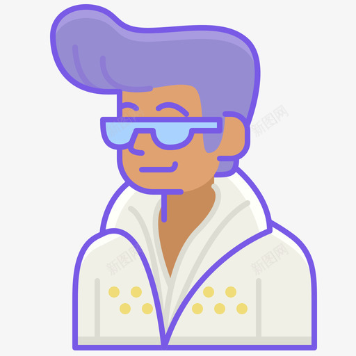 音乐家阿凡达男直系肤色图标svg_新图网 https://ixintu.com 直系 肤色 达男 阿凡 音乐家