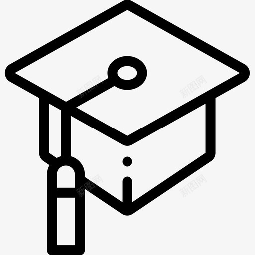 Mortarboard工作简历23直系图标svg_新图网 https://ixintu.com Mortarboard 工作 直系 简历