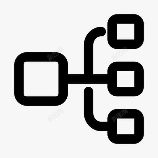 流程图业务互联网图标svg_新图网 https://ixintu.com 业务 互联网 在线 流程图 混合 粗体 营销