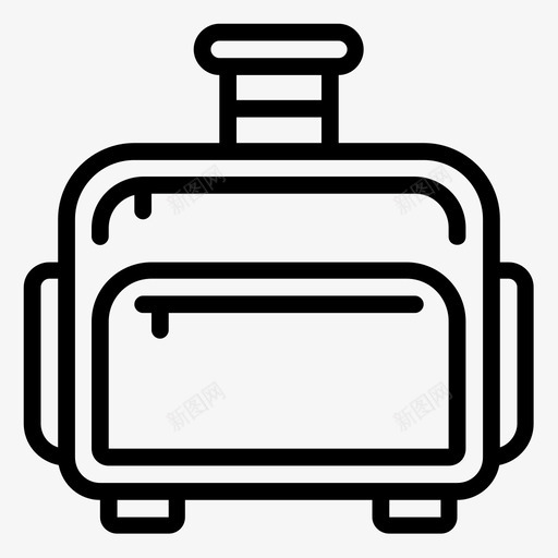 手提箱包商务图标svg_新图网 https://ixintu.com 商务 手提箱 旅行