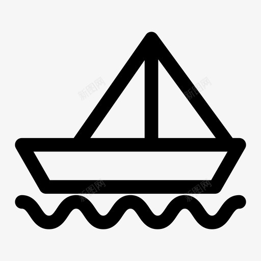 船游船海上图标svg_新图网 https://ixintu.com 假日 海上 游船