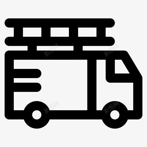 消防车应急运输图标svg_新图网 https://ixintu.com 应急 概要 消防 消防车 车辆 运输 部门