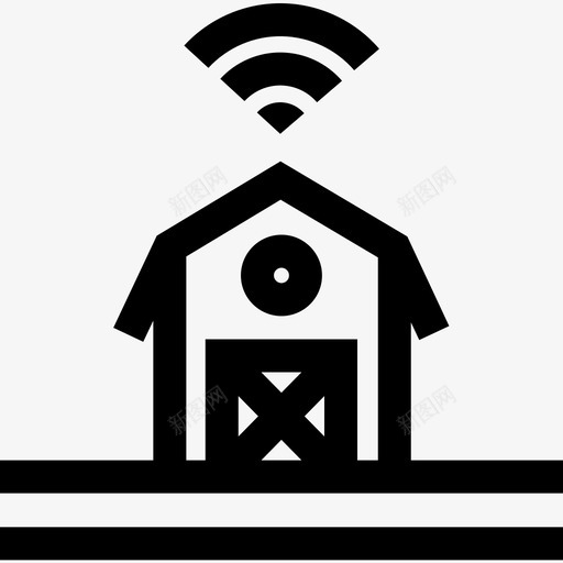 农业智能农场40线性图标svg_新图网 https://ixintu.com 农业 农场 智能 线性