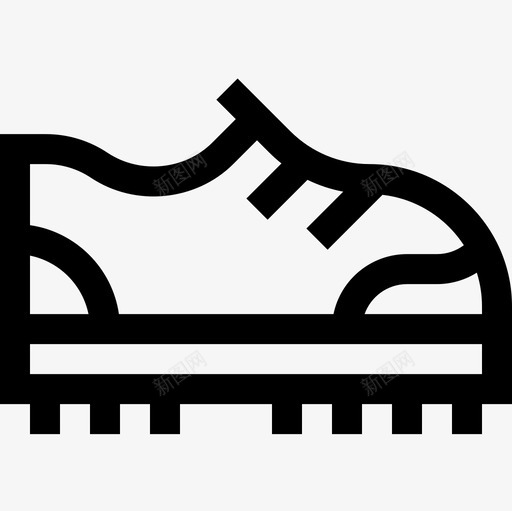 高尔夫球鞋33直线型图标svg_新图网 https://ixintu.com 球鞋 直线 线型 高尔夫