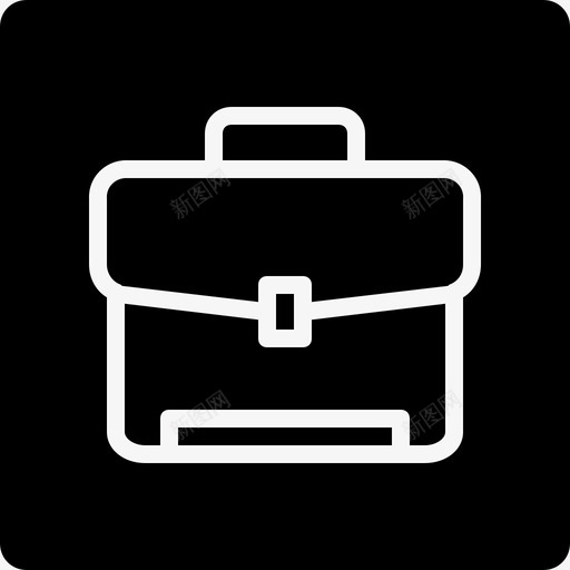 手提箱包生意图标svg_新图网 https://ixintu.com 商人 工作 手提箱 生意