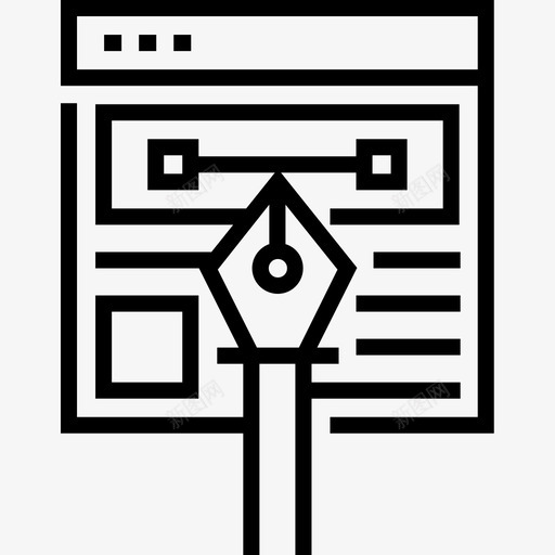 网页网页140线性图标svg_新图网 https://ixintu.com 线性 网页设计
