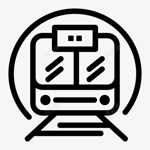 火车公共交通高速列车图标svg_新图网 https://ixintu.com 交通 元素 公共 列车 周边 城市 火车 酒店 高速