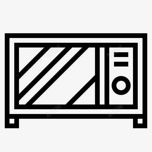 微波炉炉灶家具图标svg_新图网 https://ixintu.com 家具 微波炉 炉灶
