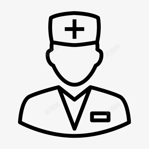 医生化身外科医生图标svg_新图网 https://ixintu.com 化身 医生 外科 治疗 职业