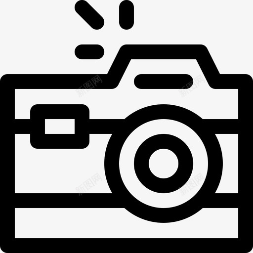 相机fame27线性图标svg_新图网 https://ixintu.com fame 相机 线性