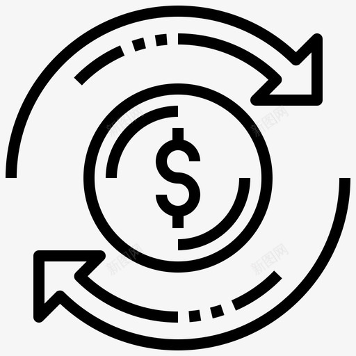 投资回报影响者营销4线性图标svg_新图网 https://ixintu.com 回报 影响 投资 线性 营销