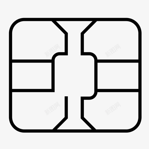 微芯片代码安全芯片图标svg_新图网 https://ixintu.com 代码 安全 芯片