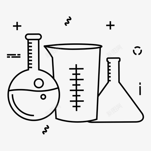 科学烧瓶实验室图标svg_新图网 https://ixintu.com 医学 发现者 实验室 技术 烧瓶 研究 科学 试管
