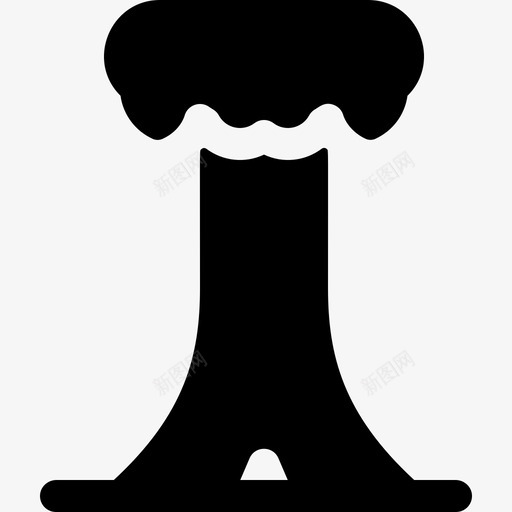 红杉秋天120填充图标svg_新图网 https://ixintu.com 填充 秋天 红杉