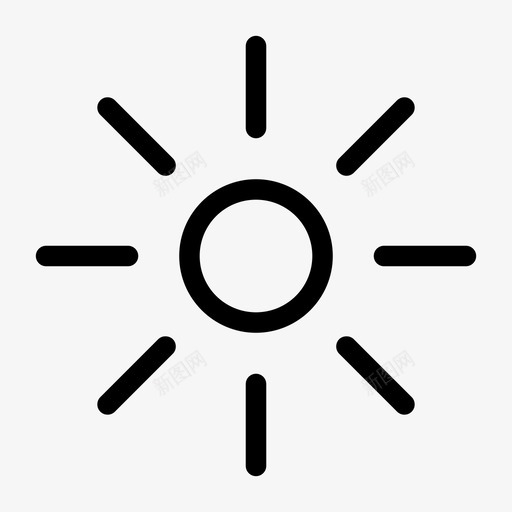 阳光明亮的一天早晨图标svg_新图网 https://ixintu.com 一天 亮的 圣像 早晨 明亮 阳光