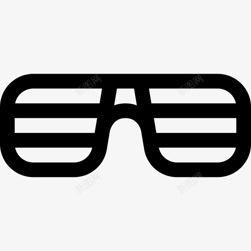 趣味眼镜夜派对51直线型图标svg_新图网 https://ixintu.com 派对 直线 眼镜 线型 趣味