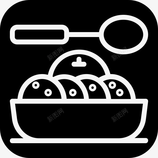 冰淇淋杯子零食图标svg_新图网 https://ixintu.com 冰淇淋 杯子 甜食 零食